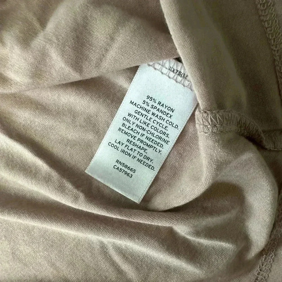 Halogen Crewneck High-Low Tank Dusty Rose Split Back Medium - Picture 6 of 8